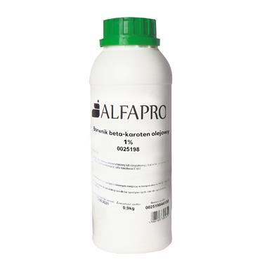 Barwnik Beta-karoten olejowy 1% 0.9kg - ALFAPRO